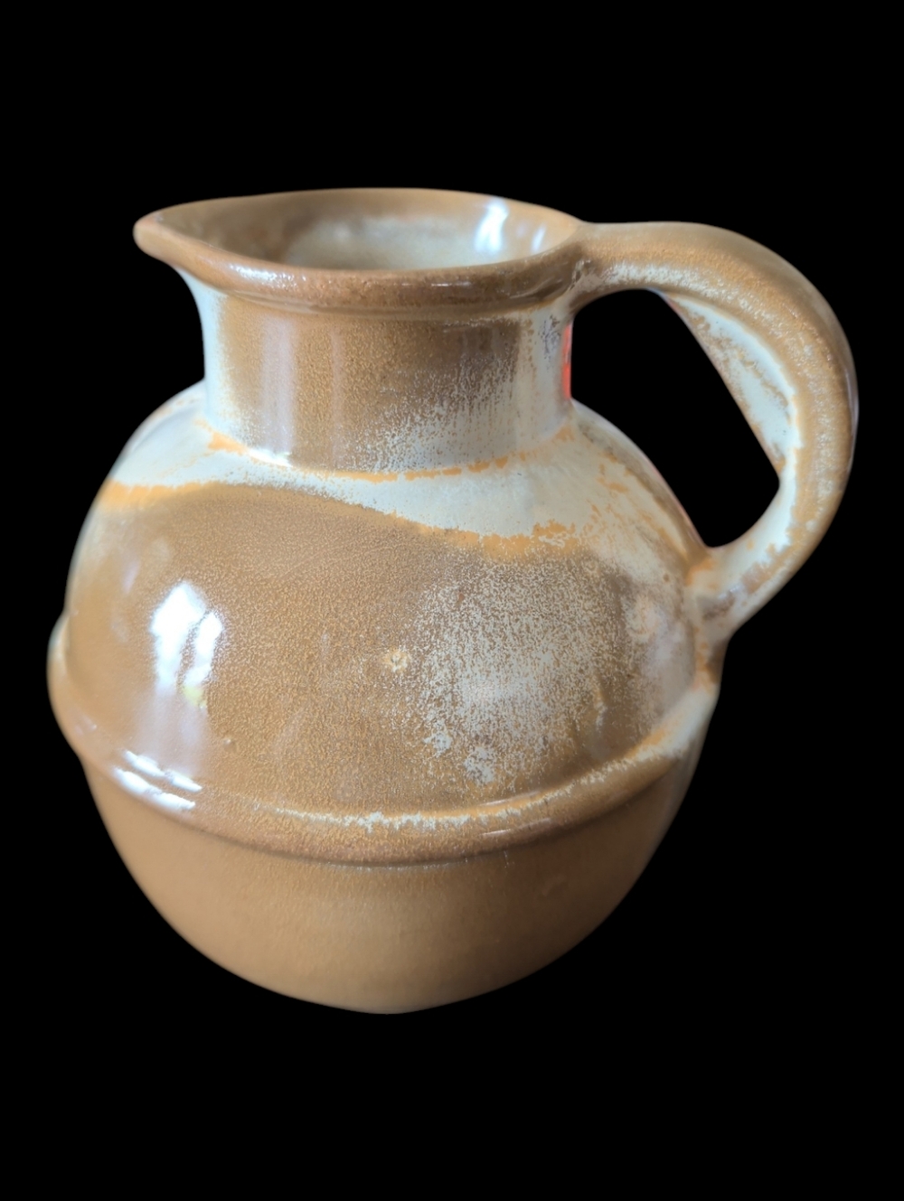 Vintage Frankoma Pottery Guernsey #93 Pitcher Desert Gold -No Lid